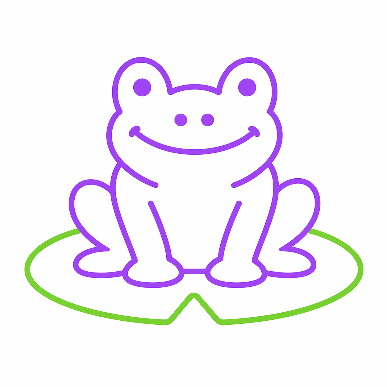Lily Pad Living frog logo